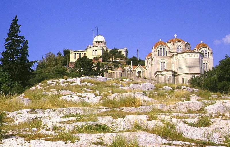 Athen - Nymphenhügel - Observatorium - Byzantinische Kirche