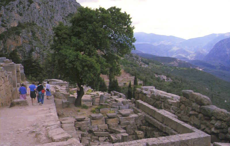 Delphi - Orakel-Heiligtum des Apollon