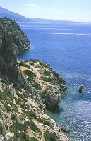 Der Golf von Korinth n�rdlich Lutraki