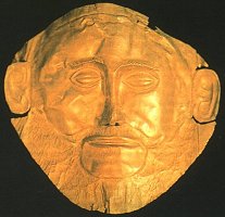 Mykenische Goldmaske