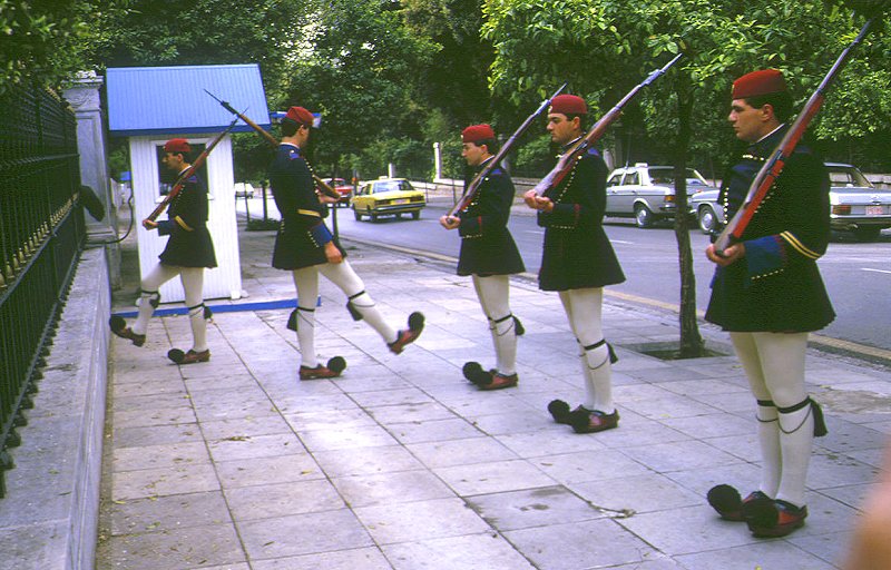 Athen - Wachablösung der Evzonen