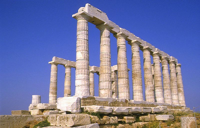 Poseidon-Tempel am Kap Sunion (Sounion, Sunio)