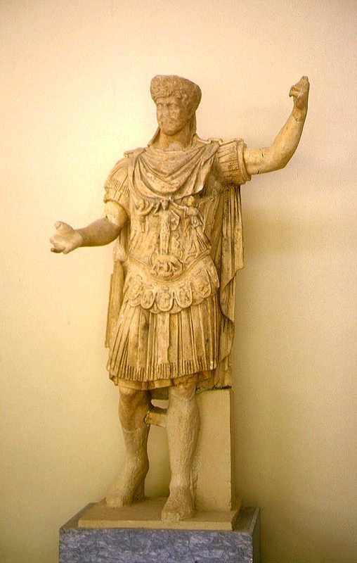 Statue im Museum von Olympia