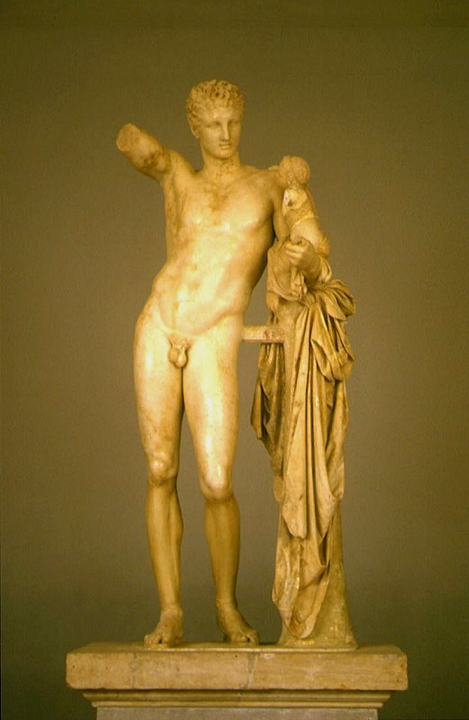 Statue des Hermes von Praxiteles